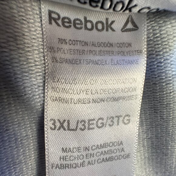 Reebok Joggers Mens Size 3XL Gray Pockets Athleisure Activewear Loungewear - Picture 10 of 11